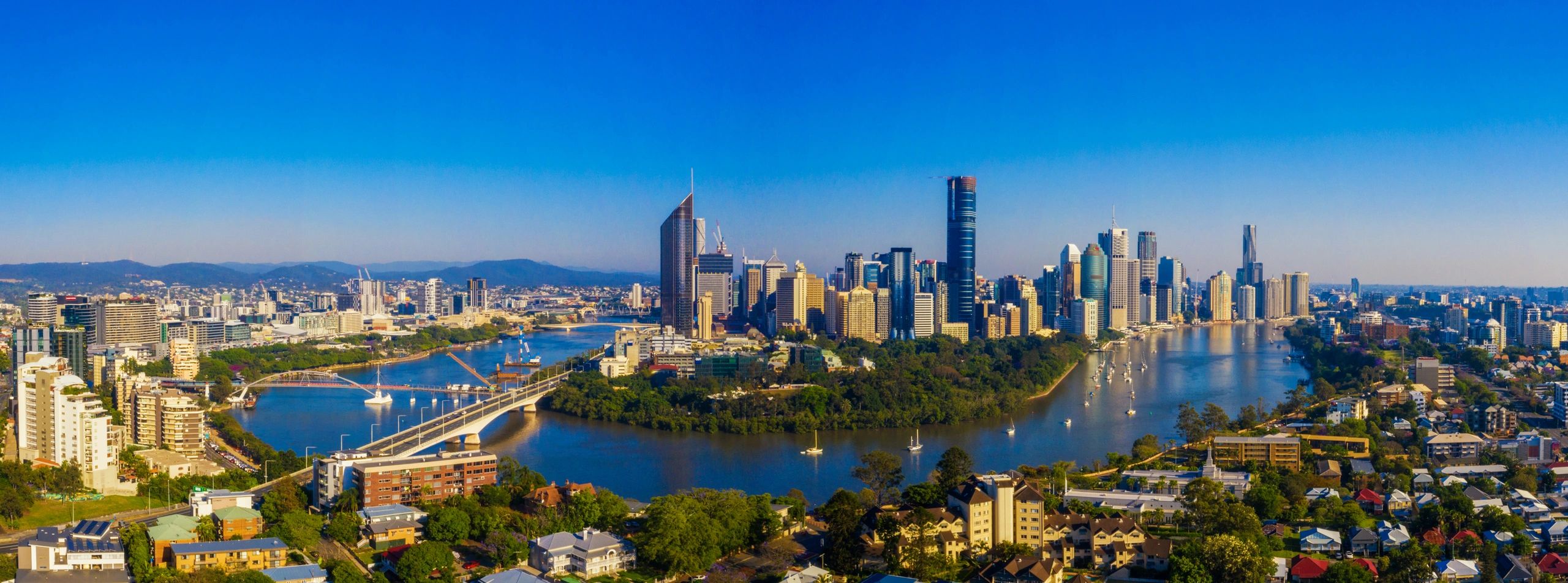 Brisbane cityscape modern office